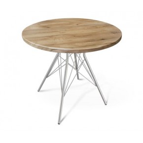 Стол Sheffilton SHT-TU2-1/80 МДФ артикул SHT-T78 хром лак/дуб тортуга